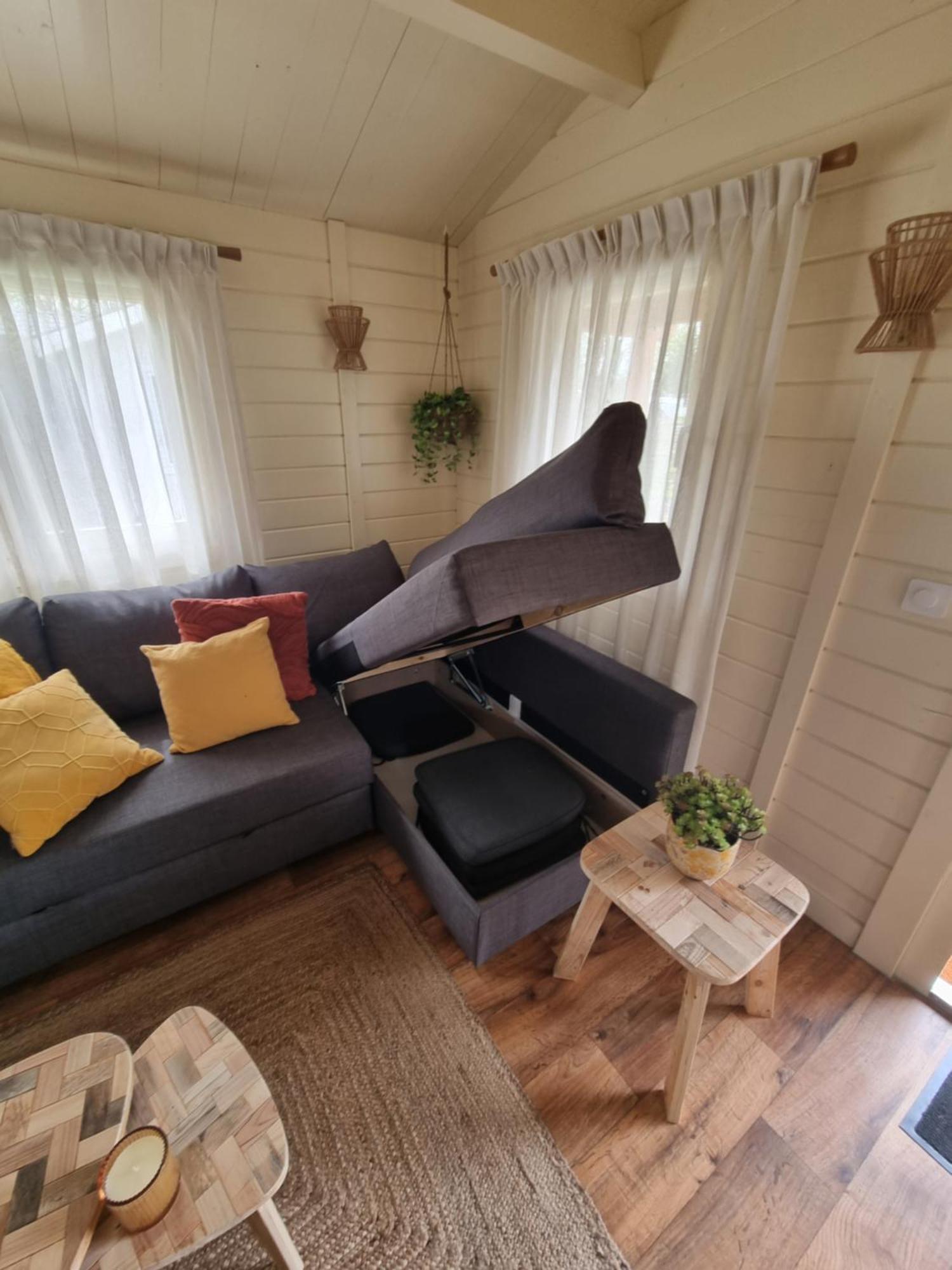 Nieuw - Luxe Blokhut Chalet In Bosrijke Omgeving 앵루 외부 사진