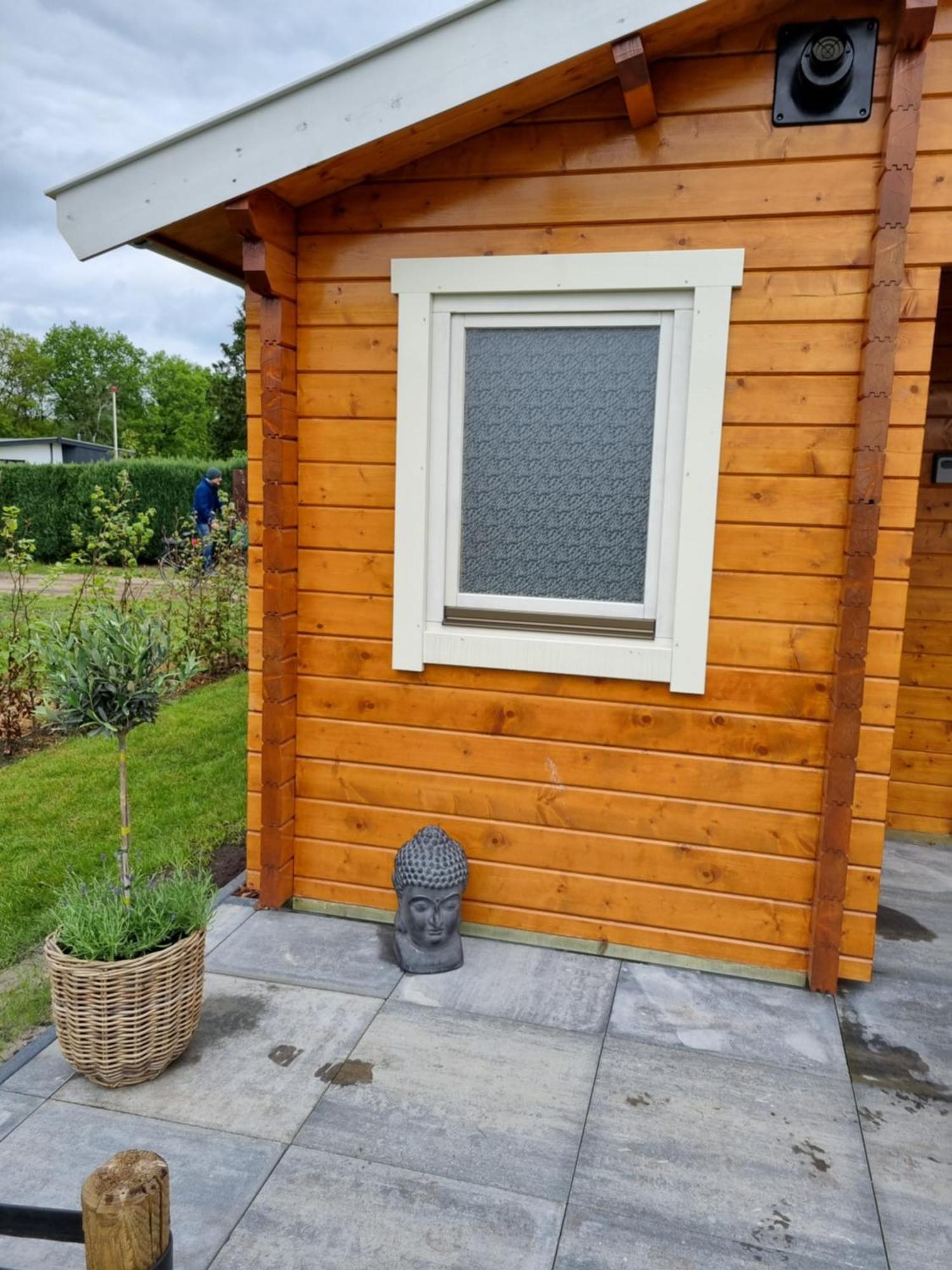 Nieuw - Luxe Blokhut Chalet In Bosrijke Omgeving 앵루 외부 사진